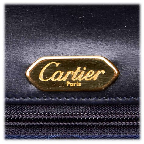 borsa vintage cartier tracolla|Borsa Cartier Vintage Pelle Nera Tracolla .